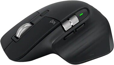 Logitech MX Master 3S Bluetooth Edition Performance Wireless Optical Mouse with Ultra-fast Scrolling and Quiet Clicks (Bluetooth Edition) Wireless &ndash; Black (International Version)