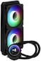 Aerocool Mirage L240, CPU Liquid Cooling, 2 ARGB Fans 12cm, TDP 400W, Black
