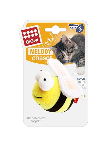 Gigwi Bee Melody Chaser, Yellow/Black, 7017, G10098A