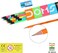 Doms Neon Rubber Tipped HB/2 Graphite Pencils (Pack of 10 x 5 Set) (Model Number: DM7940P5)