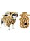 Funny Halloween Dog Giraffe Costume Outfits Clothes Winter Warm Fleece Dog Pet Cat Jacket Coat Hoodie (Coffee, L)