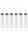 Big Bargain Store Syringe Pet Feeder 6 Pack 12ml with Curved Tip Disposable Syringe,Cats,Dogs, Small Animals, Liquid Injection, Dental Care (Without Needle)