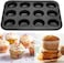 3-Piece Non-Stick Bakeware Set &ndash; 12-Cup &amp; 6-Cup Muffin Pans + Loaf Pan &ndash; Carbon Steel Cupcake Tray &amp; Bread Baking Tin &ndash; Easy Release, Kitchen Essentials for Muffins, Cakes &amp; Breads