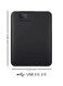 1TB Elements Portable External Hard Drive USB 3.0 - Black, WDBUZG0010BBK 1 TB