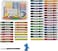 Doms Oil Pastel 50 Shades Plastic Pack
