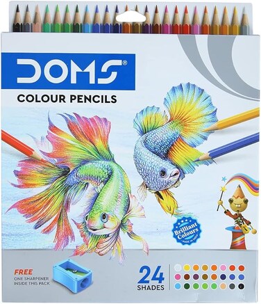 Doms Fsc 24 Shades Colour Pencil