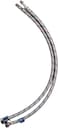 REEF Stainless Steel Mixer Flexible Hoses, 60 cm Pair, Durable &amp; Leak-Resistant, Model RF-MFH-01