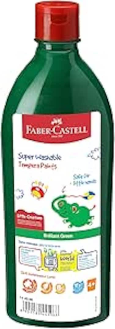 Faber-Castell Faber Castell Tempera Fun Paints 500Ml Brilliant Green, READY MIX TEMPERA, 144506