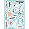 Sassi Junior My First Activities Arts &amp; Crafts &ndash; Vehicles Activity Book for Kids &ndash; 16‑Page Coloring &amp; Craft Set with 100 Stickers, 200 Transfers &amp; Tracing Pen &ndash; Creative Play for Ages 4+
