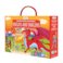 Sassi Fantasy Book and Puzzle &ndash; Knights and Dragons   Children&rsquo;s Story &amp; 3D Puzzle Activity Set   Imaginative Play Kit