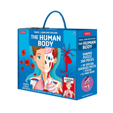 Sassi Travel Learn and Explore &ndash; The Human Body   Portable Educational Playset for Kids   Hands‑On Anatomy Learning