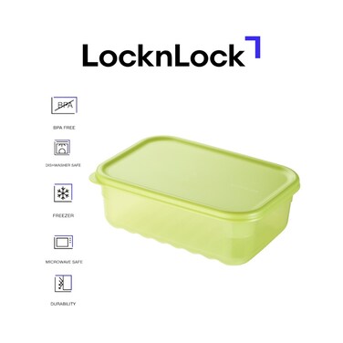 LocknLock Fresh Block Rectangle Container 3.2L &ndash; 31-Day Freshness Solution, Antibacterial, Airtight &amp; Stackable