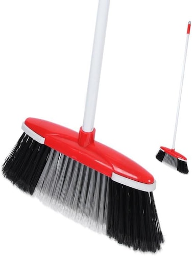 LiAo L20003 Indoor Anti-Dust Broom with Sponge Scraper 130cm