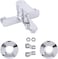 REEF POPPY Fiona Hot &amp; Cold Shower Mixer - Polished Chrome, Single Lever Bathtub Faucet, Water-Saving Soft Flow Shower Tap (Model: CHN-RF-BM-PY02)