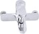 REEF POPPY Fiona Hot &amp; Cold Shower Mixer - Polished Chrome, Single Lever Bathtub Faucet, Water-Saving Soft Flow Shower Tap (Model: CHN-RF-BM-PY02)