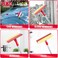 LiAo LB2201 Window Cleaner with Aluminum Handle, 8-Inch Cleaning Head, Red/Silver