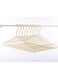 Cocomaya 17 Inch Shiny Gold Metal Clothes Hanger, Coat Hanger, Suit Hanger, Dress Hanger with Big Notches Pack of 20