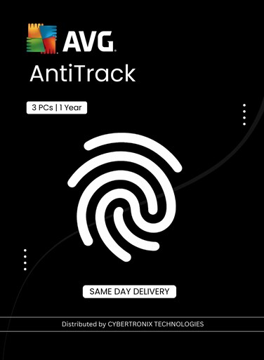 AVG AntiTrack   3 Devices for 1 Year   Digital License   SAME DAY DELIVERY