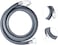 REEF Washing Machine Inlet Hose, 200 cm, Grey, Durable &amp; Flexible for Reliable Connection, Model RF-WMH-IN 2.0M