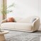 Karnak Jamaica Modular 3 Seater Velvet Sofa - Beige