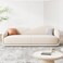 Karnak Jamaica Modular 3 Seater Velvet Sofa - Beige