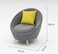 Karnak Montana Modular 3 Seater Velvet Sofa With Arm Chair - Dark Grey