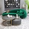 Karnak Montana Modular 3 Seater Velvet Sofa - Green