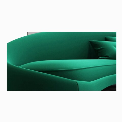 Karnak Montana Modular 3 Seater Velvet Sofa - Green