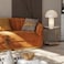 Karnak Circuit Modular 3 Seater Velvet Sofa - Brown
