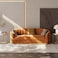 Karnak Circuit Modular 3 Seater Velvet Sofa - Brown