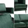 Karnak Marion 2 Seater Velvet Sofa - Green