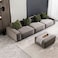 Karnak Serena 3 Seater L-Shape Velvet Sofa - Grey