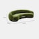 Karnak Feather Round Teddy Velvet Sofa Lounge - Green