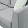 Karnak Adeline 6 Seater U-Shape Velvet Sofa - Grey