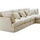 Karnak Eclipse 4 Seater L-Shape Polyester Sofa - White