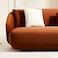 Karnak Bliza 3 Seater Velvet Sofa - Brown