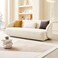 Karnak Bliza 3 Seater Velvet Sofa - Off-White