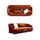 Karnak Bliza 3 Seater Velvet Sofa - Off-White