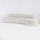 Karnak Boucle 4 Seater Fabric Sofa - Cream
