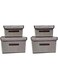JANNAH 2 Pack extra Large Storage Bags, Clothes Storage Bins Foldable Closet Organizers Storage Containers (Style - B)