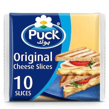 Puck Cheese Slices 10 Slices, 200g