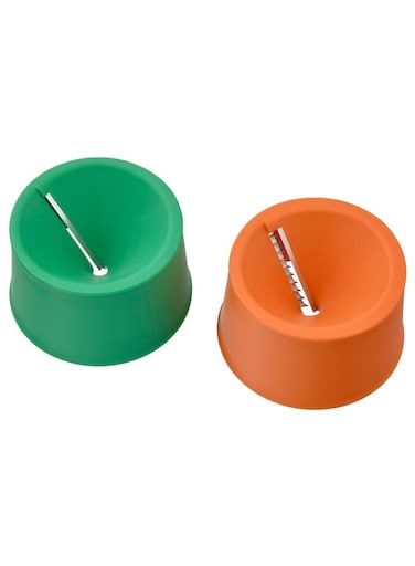 Slicer Set of 2 - Bright Orange &amp; Green