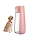 Oasisgalore Dog Travel Water Bottle, 550ml Dog Water Bottle Dog Cat Drinking Bottle, With Automatic Pump, Large Foldable Travel Water Bottle For Pets Outdoor（Pink）