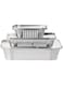 Earth Green Choice EGC Disposable Food Container Combo Pack: 10 X 1850 CC + 10 X 890 CC + 10 X 420 CC (Total 30 Pcs) - Great for Lunch, Food Storage, Breakfast   Includes Lids