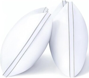 INFINI HOMES Microfiber White Sleeping Pillow for Hotel (20 X 30, Pack of 2)