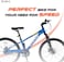 Vaux Titan 26&rdquo; Mountain Bike &ndash; Steel Frame, Front Suspension Fork with Lock, Double Wall Alloy Rims, Front &amp; Rear Disc Brakes, Threadless Headset, Quick Release Seat Post &ndash; MTB Bicycle