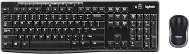 Logitech MK270 Wireless Keyboard and Mouse Combo - Keyboard and Mouse Included, 2.4GHz Dropout-Free Connection, Long Battery Life