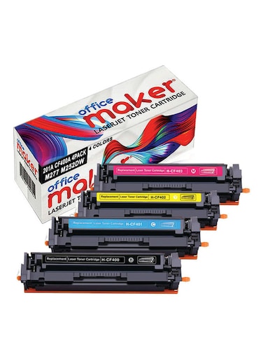 201A Pack Of 4 Office Maker (CY/MG/BK/YL)