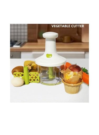 Push Handle Vegetable Chopper And Salad Maker