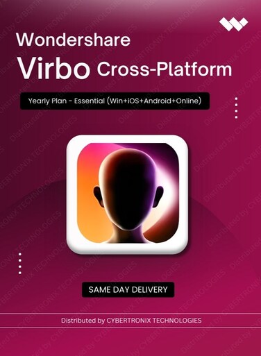 رخصة رقمية أساسية لمدة عام واحد لبرنامج Wondershare Virbo متعدد المنصات (ويندوز + iOS + أندرويد + عبر الإنترنت)